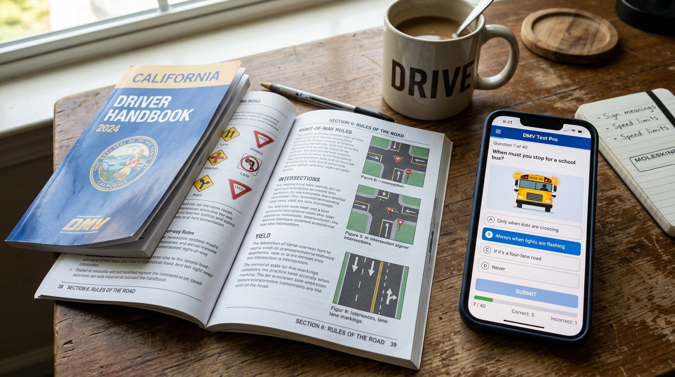 Practice Test Study Hacks DMV Permit